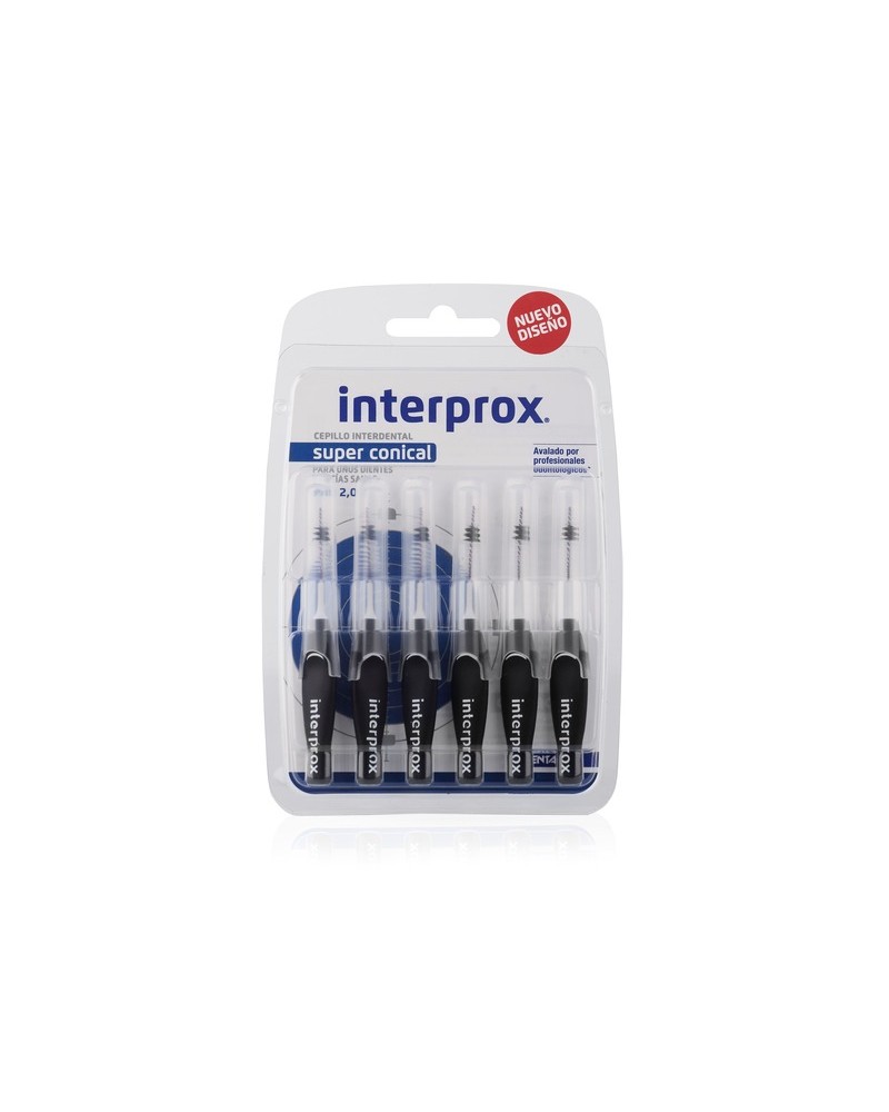 Cepillo Interprox® super cónico 2.0 - 6 Unidades.