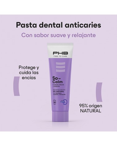Pasta dentífrica PHB Time to Care® So Calm 75ml