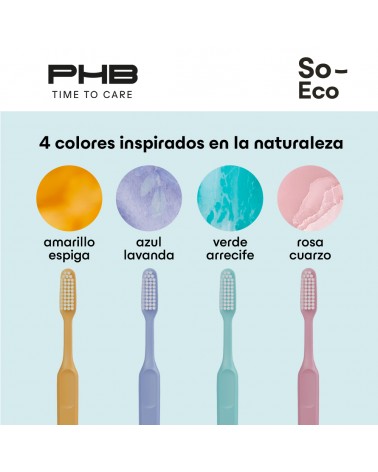 Pack Duplo Cepillo Medio PHB Time To Care® So Eco